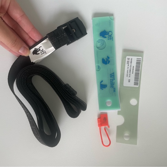 NEW Off-White Mini Industrial Black Belt Virgil Abloh main image 6